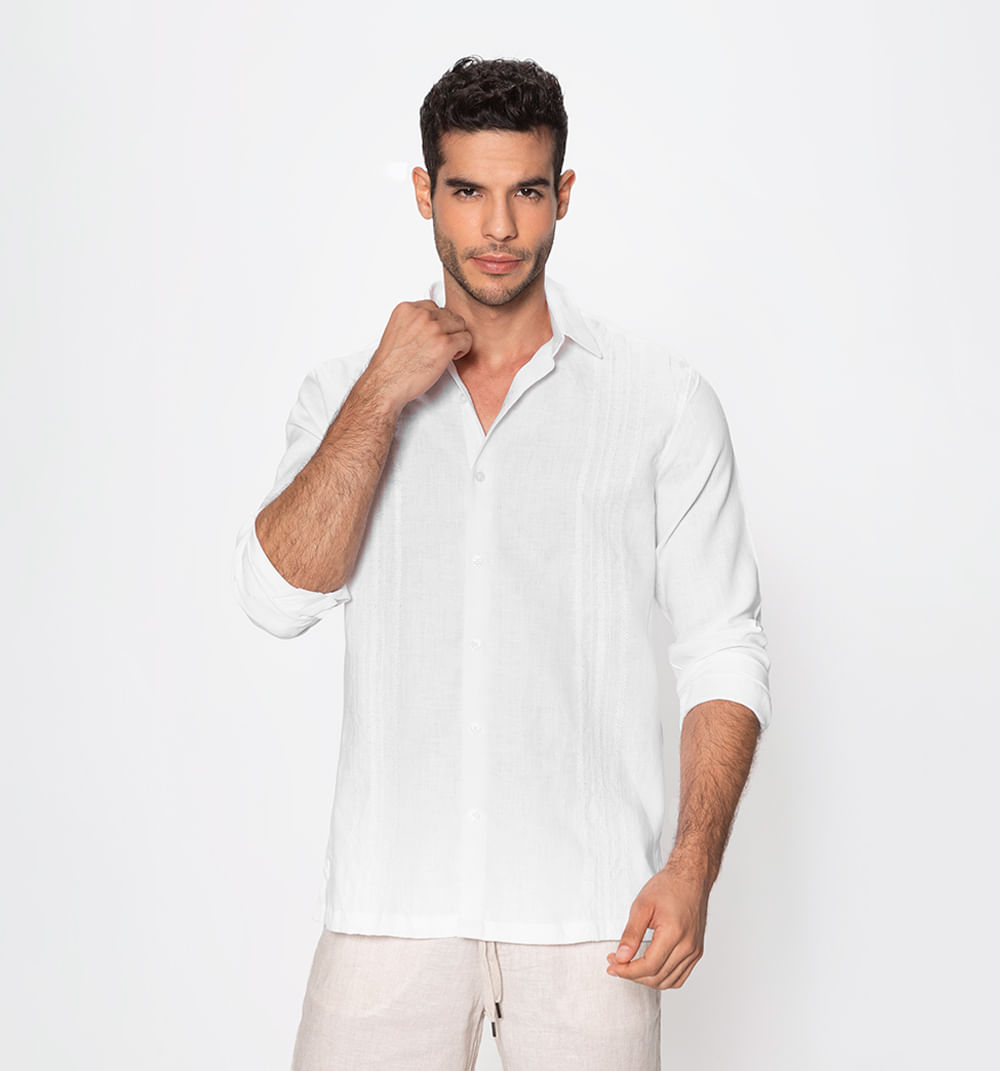 Camisa de lino guayabera