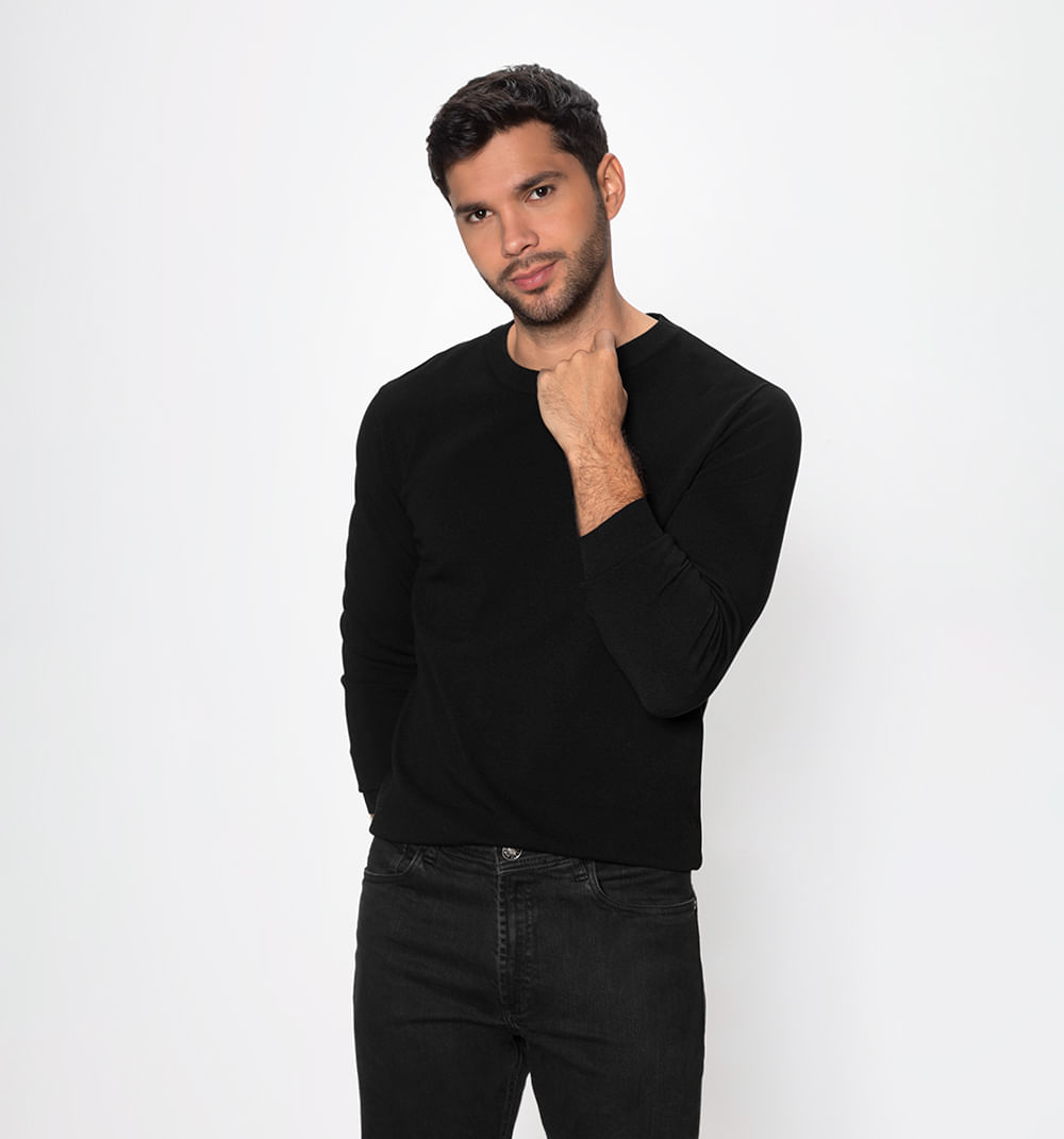 Buzo tejido unicolor