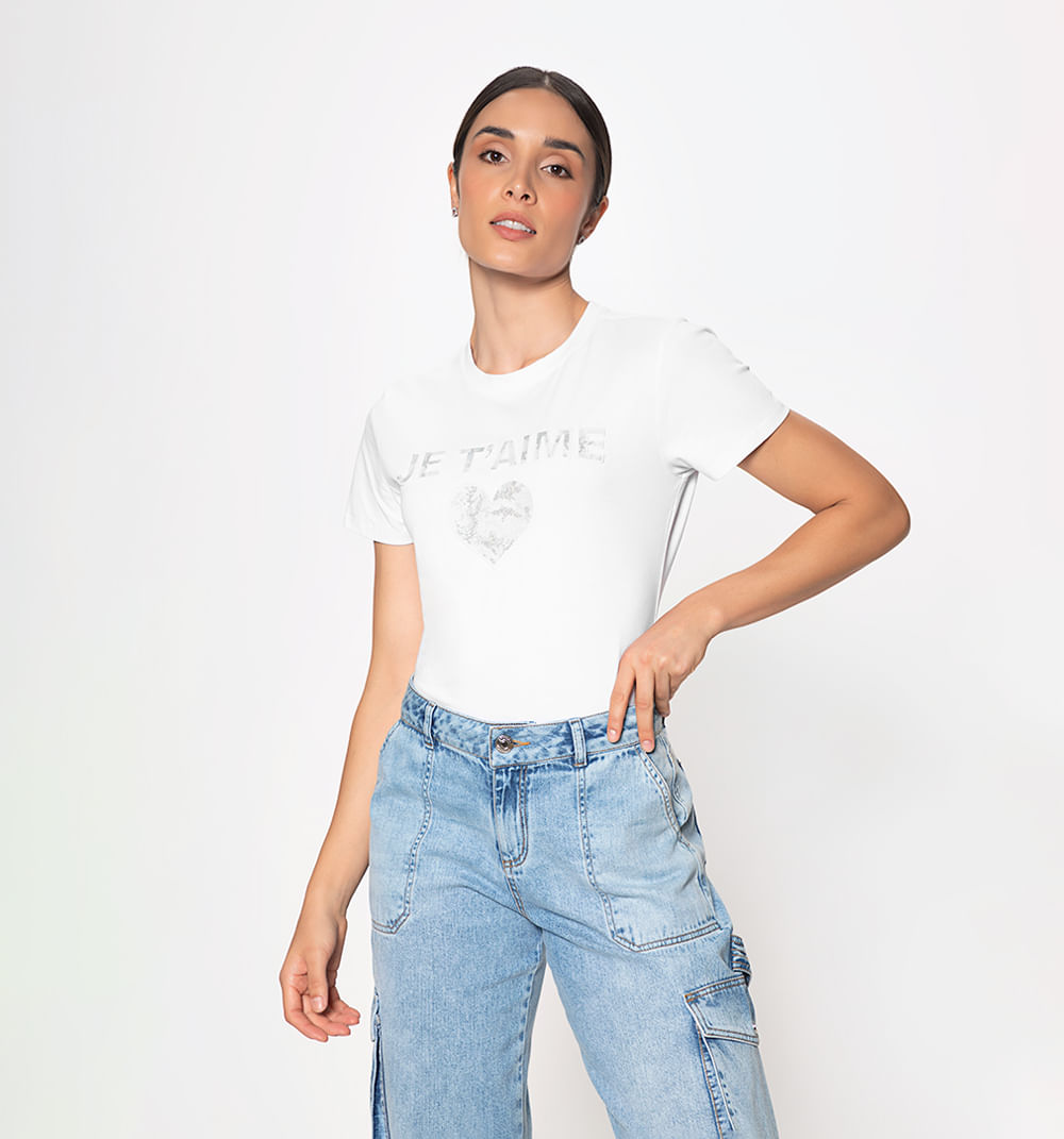 Camiseta corazon  foil