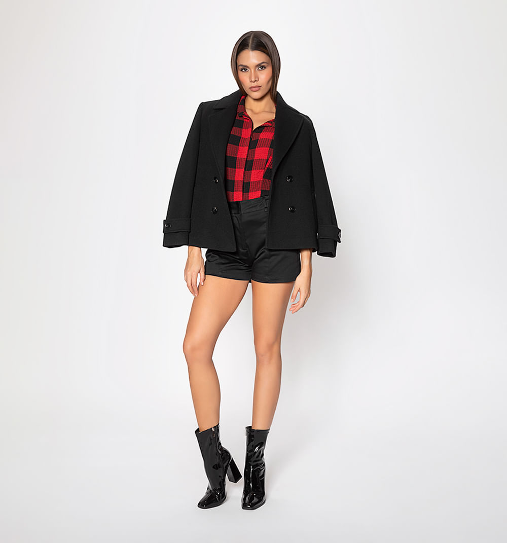 Camisera basica manga larga entallada