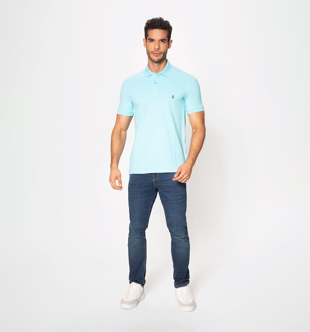 Polo básica slim fit