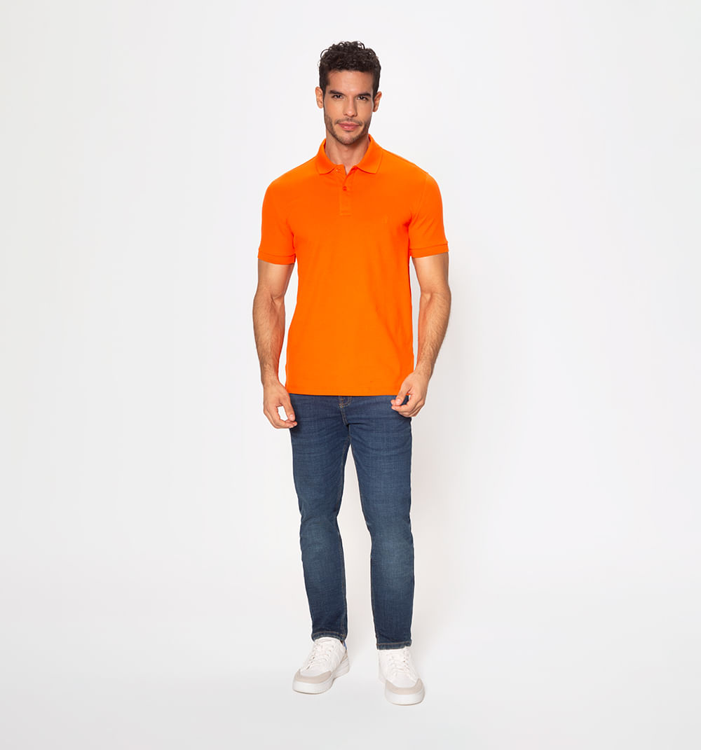Polo básica slim fit