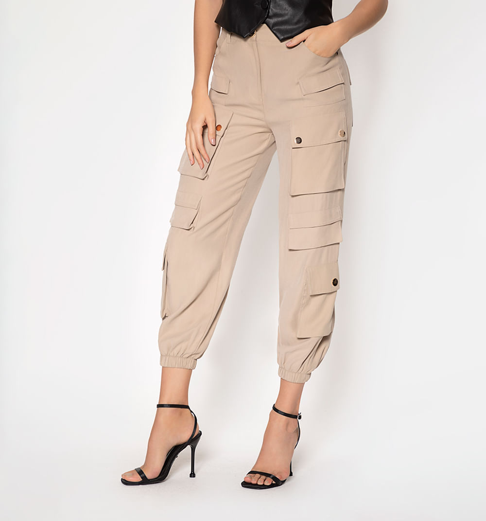 Pantalon jogger multibolsillos