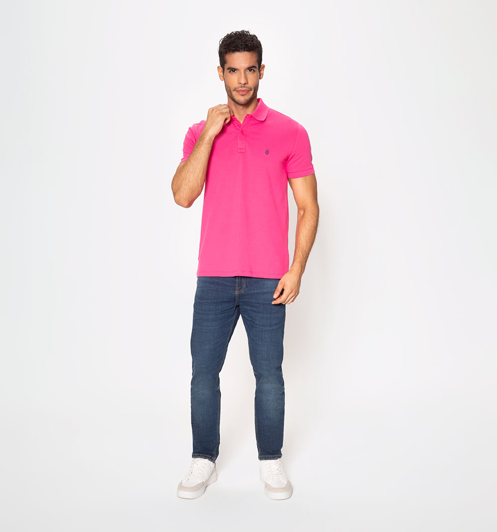 Polo básica slim fit