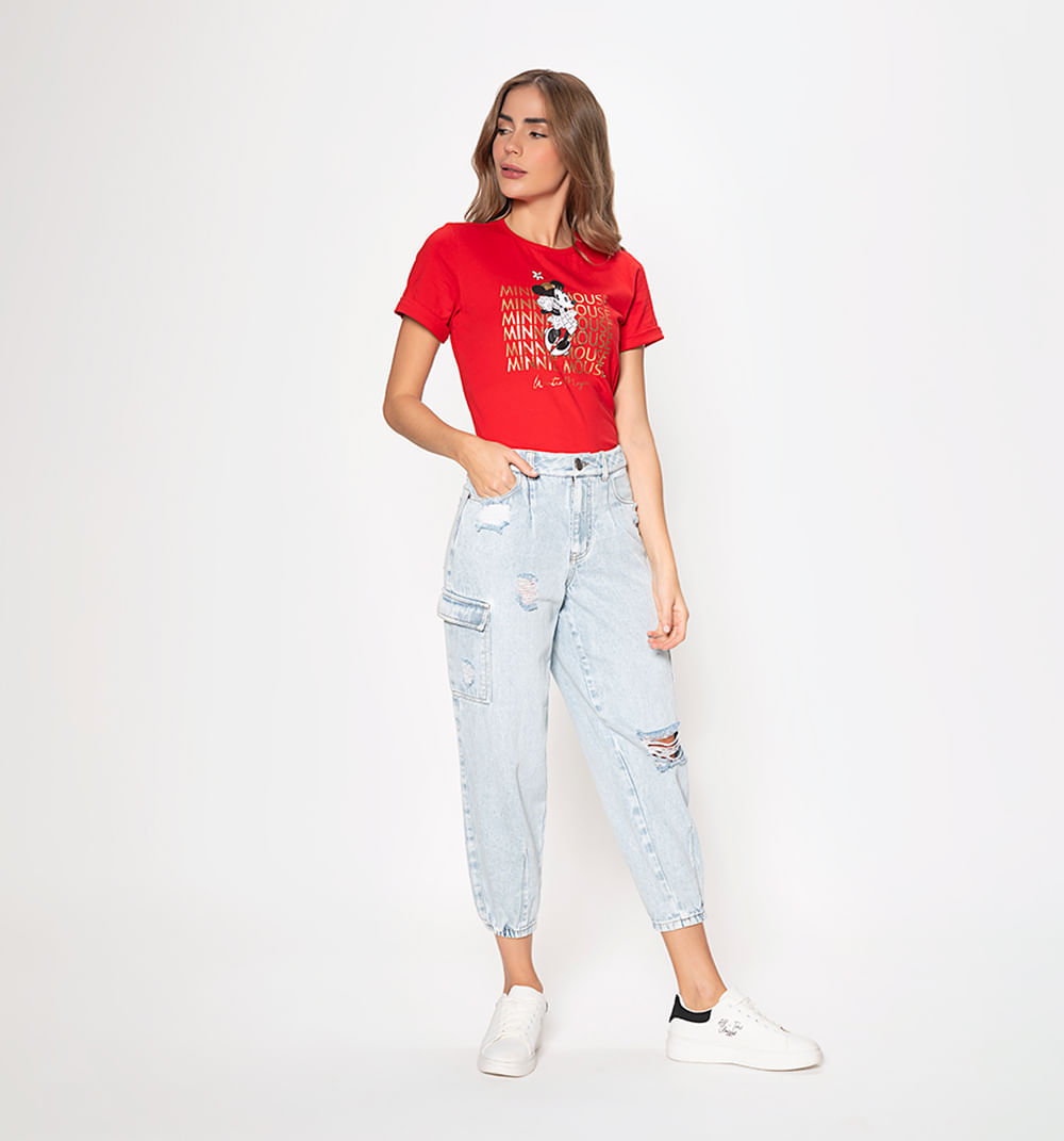 Jogger tiro alto alto, bolsillos utilita