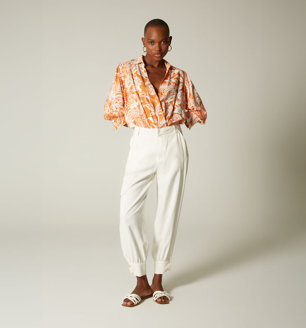 Body camisero cruzado estampado