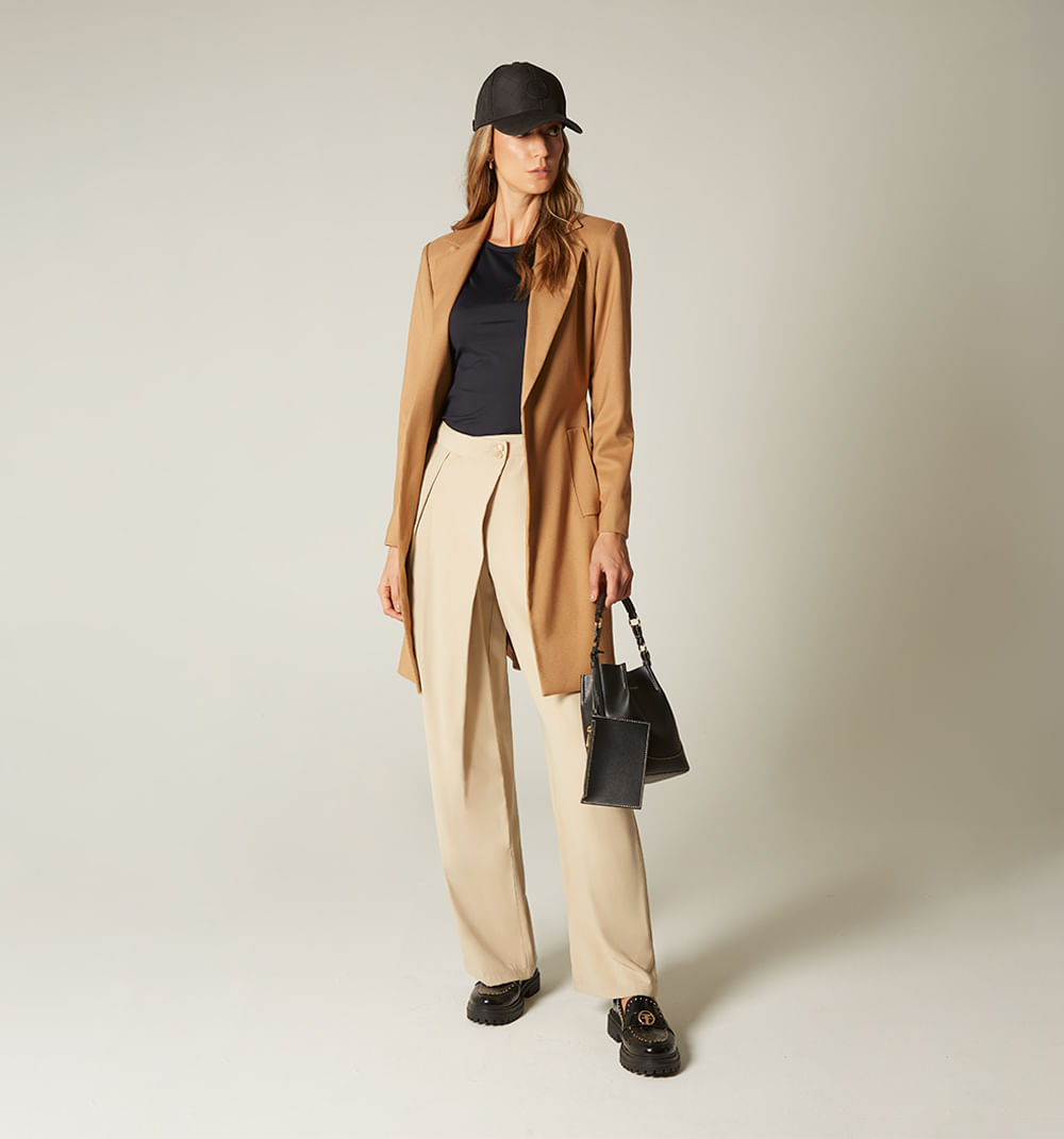 Gaban manga larga silueta slim