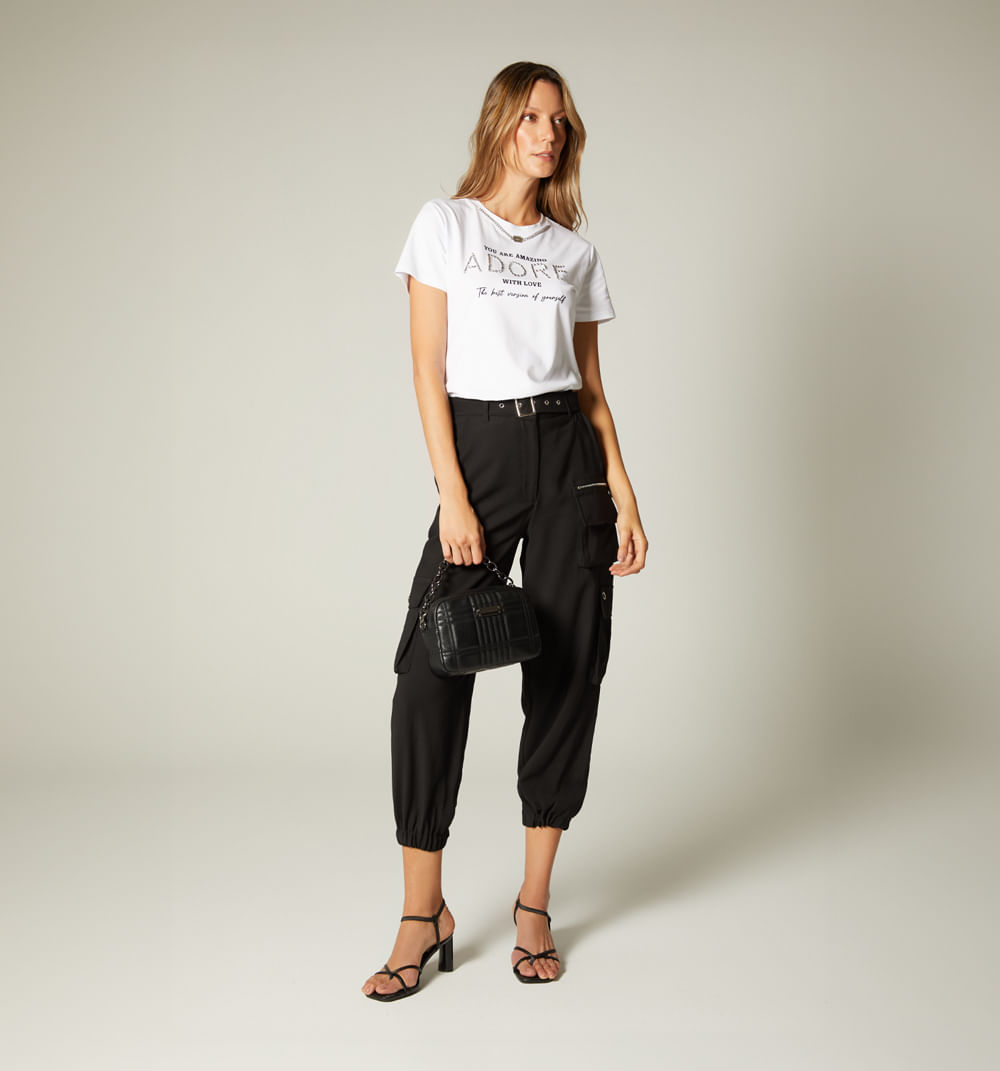Camiseta adore con taches