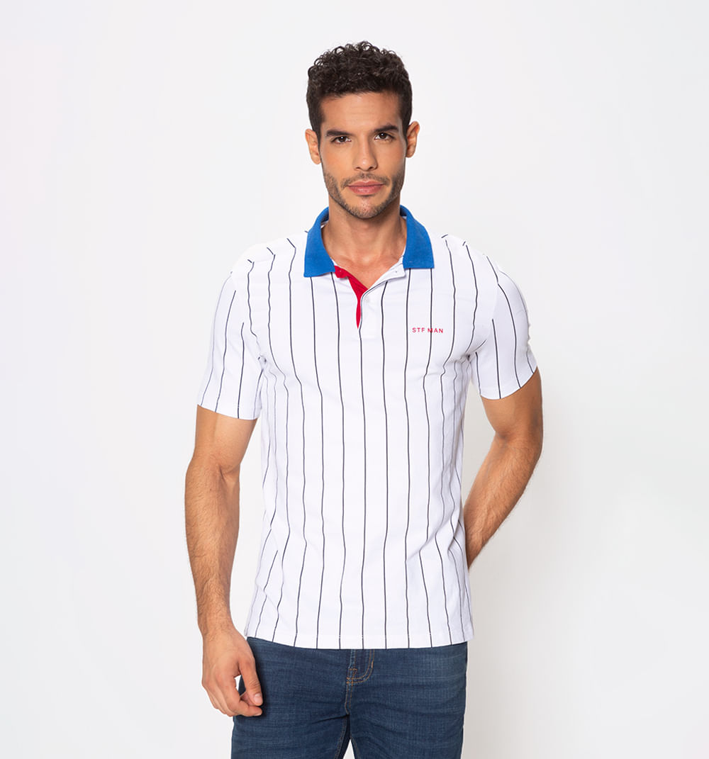 Polo de rayas slim fit