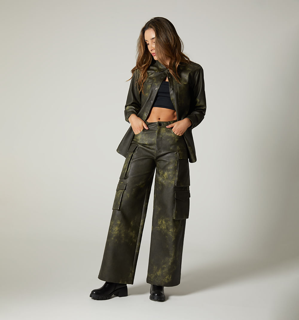 Sobretodo en pu efecto vintage