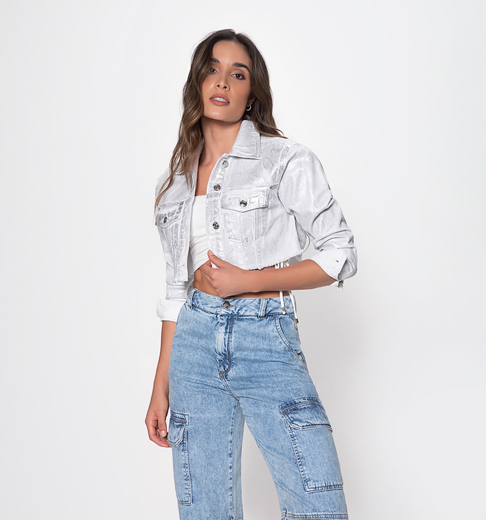 Chaqueta corta, manga larga, proceso foi