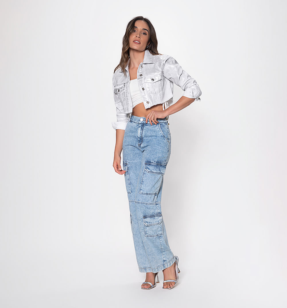 Chaqueta corta, manga larga, proceso foi