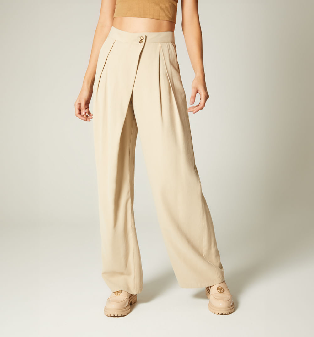 Jogger  pretina resortada bolsillos con