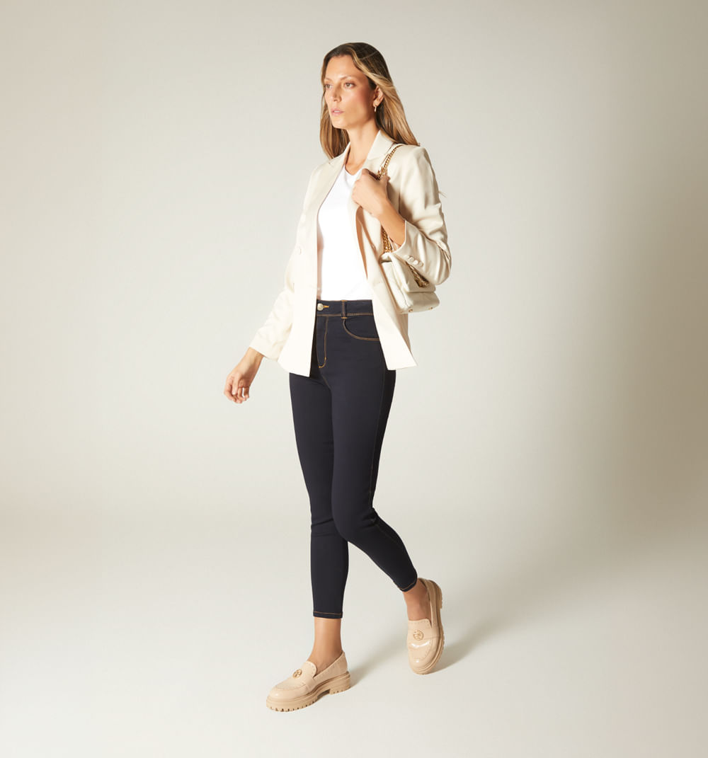 Jean ultra slim,cinco bolsillos, lupita