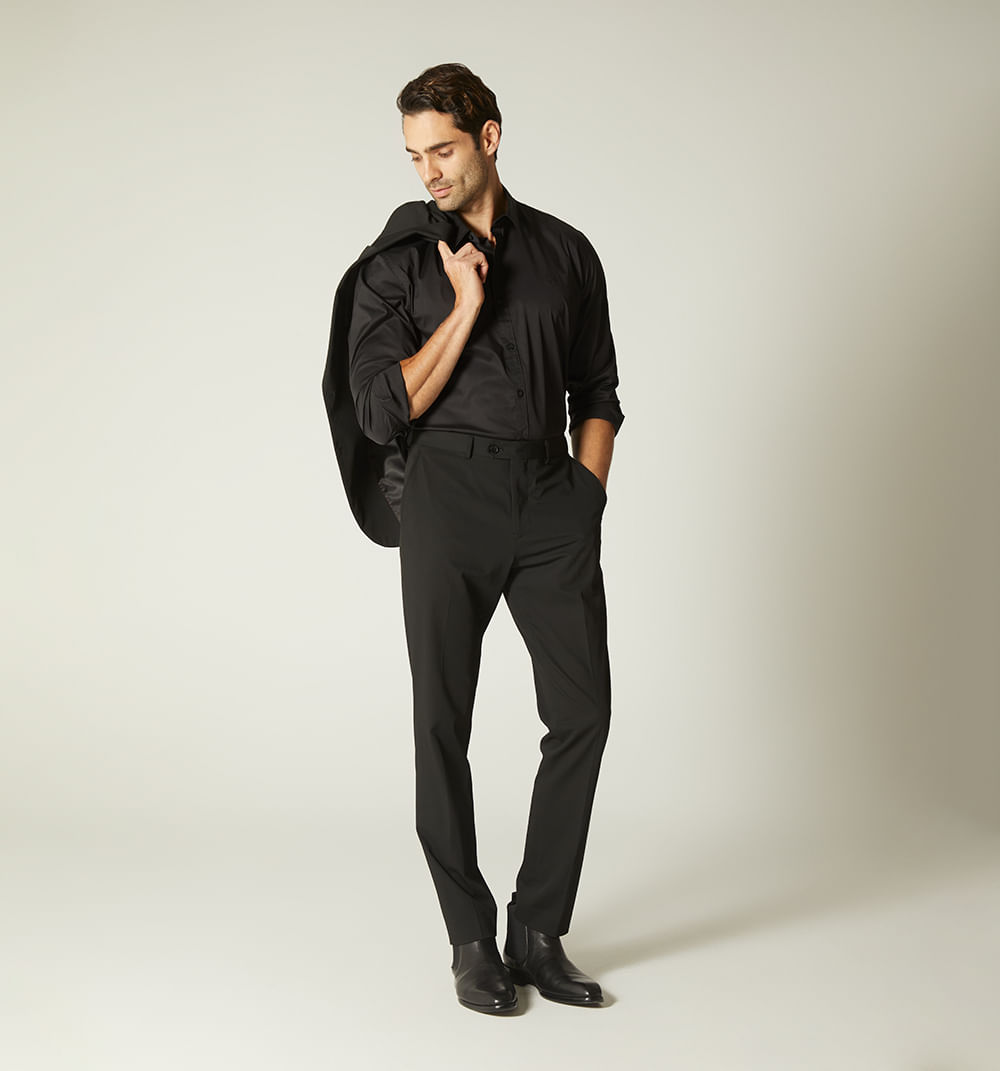 Camisa para hombre básica regular fit