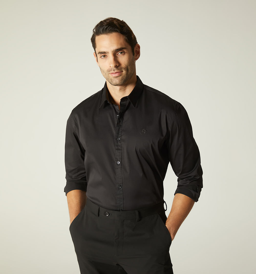 Camisa para hombre básica regular fit