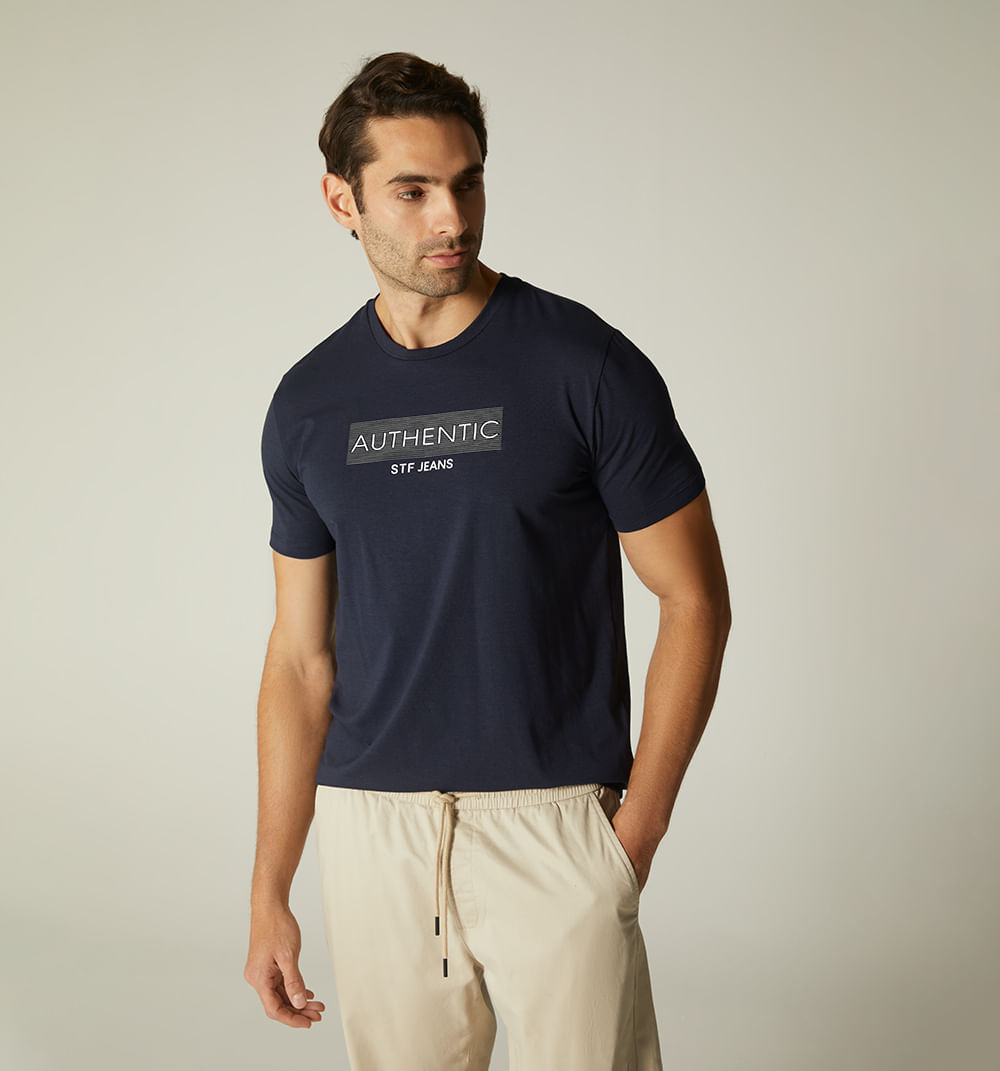 Camiseta para hombre con estampado logo
