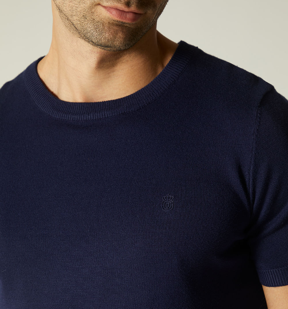 Camiseta tejida básica