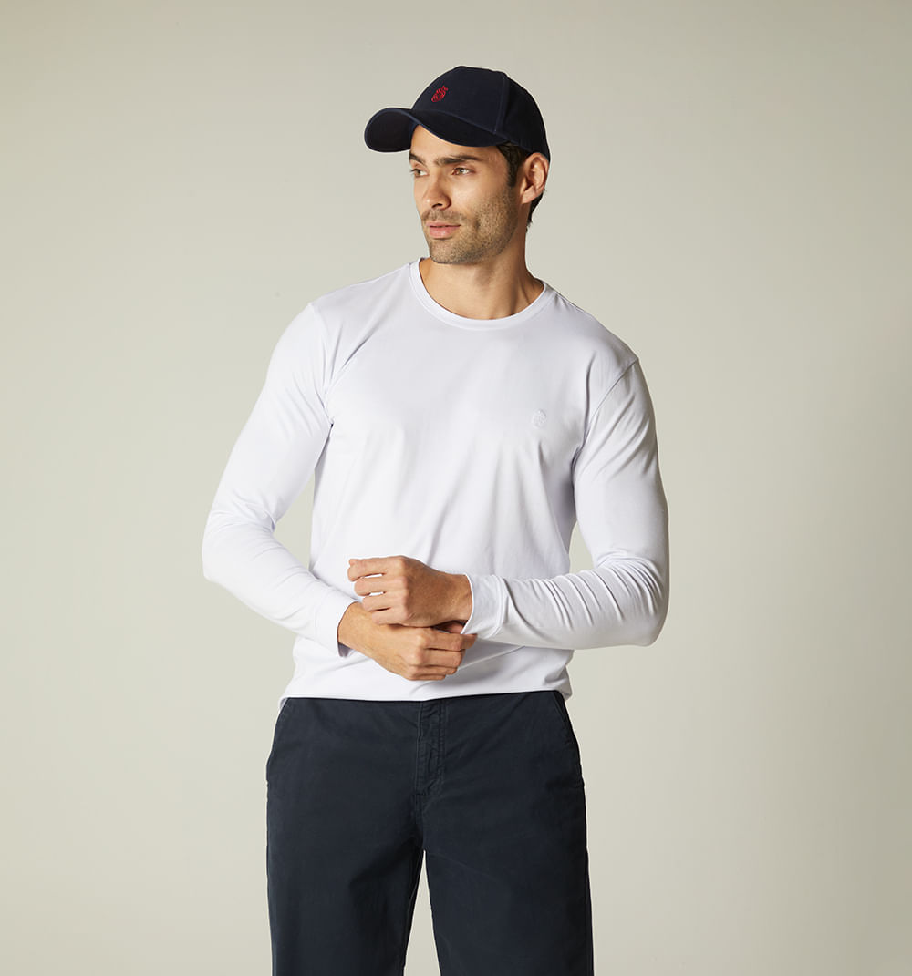 Camiseta para hombre manga larga