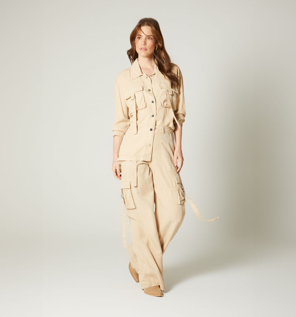 Bluson camisero, bolsillos utilutarios,