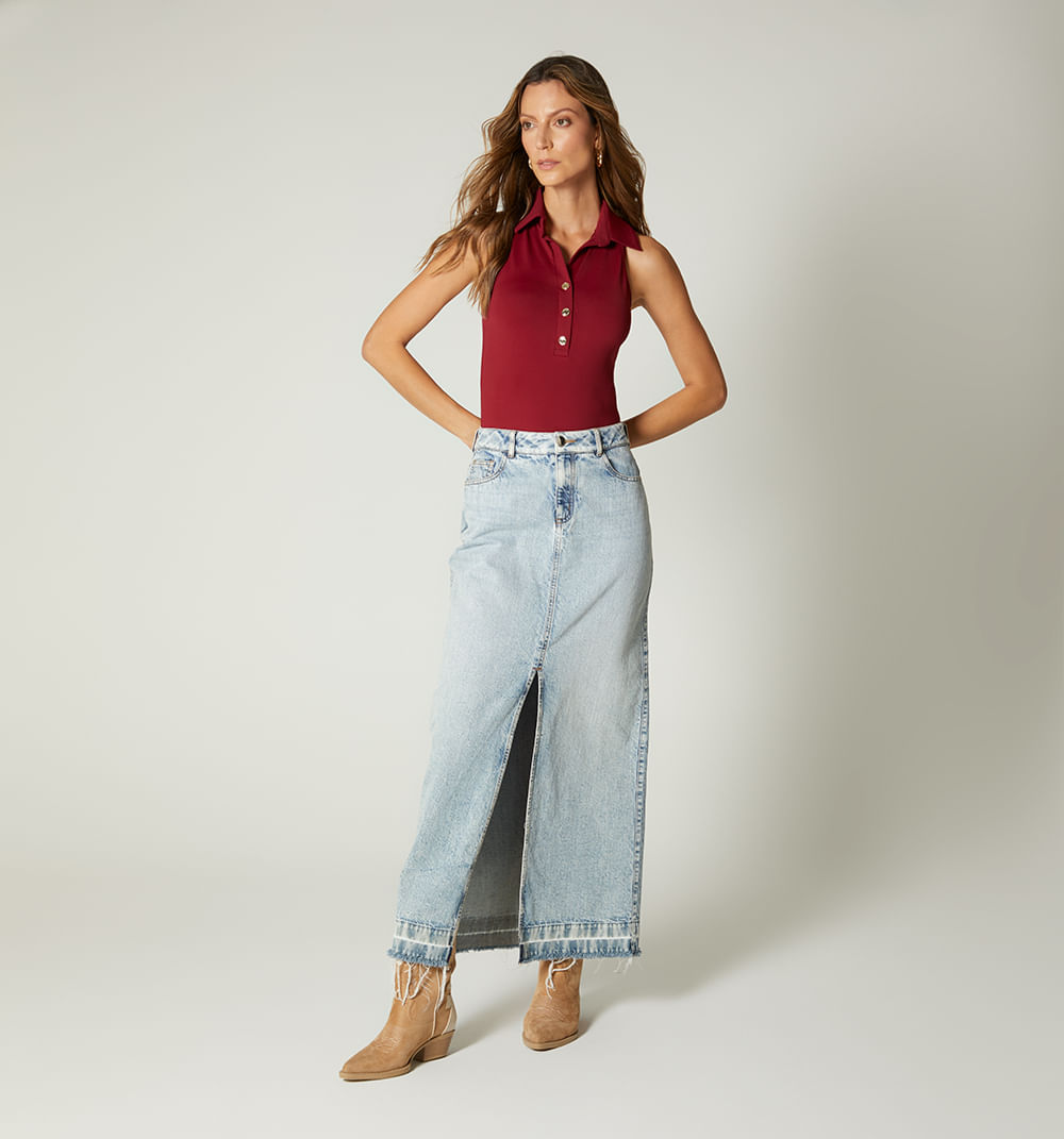 Body musculoso tipo polo