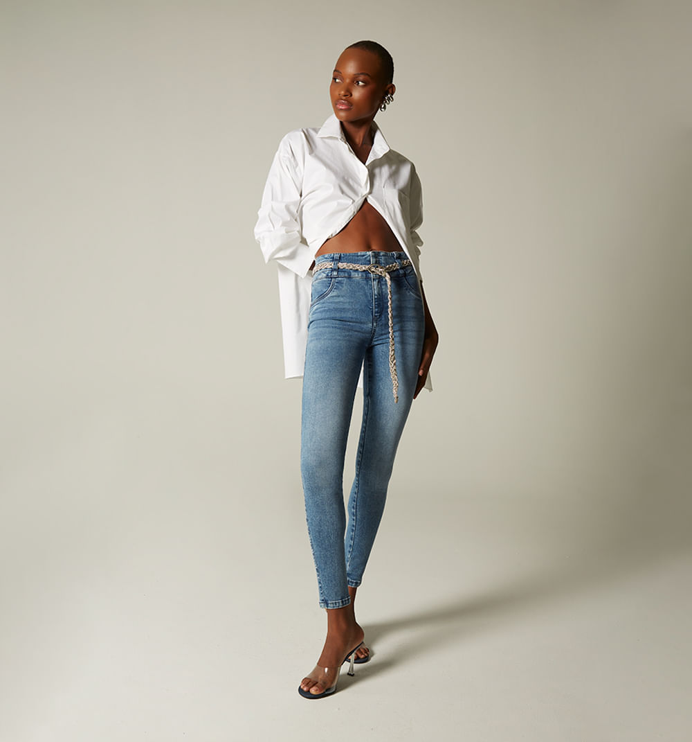 Bluson camisero larga con bolsillo