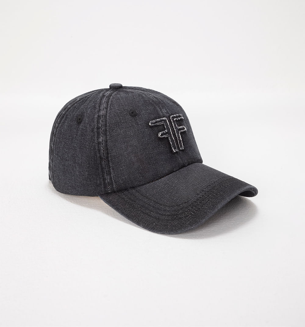 Gorra denim logo parche