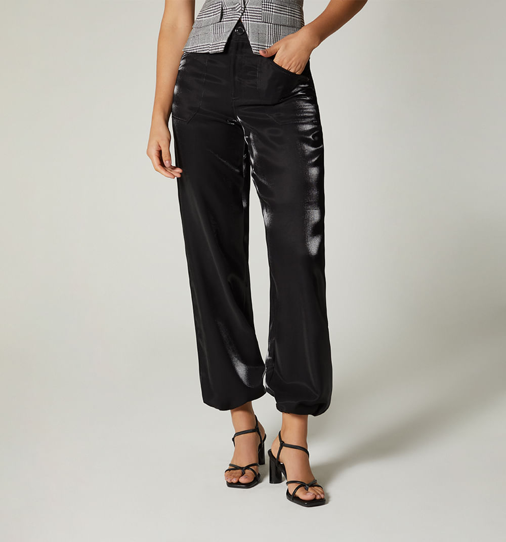 Pantalon cargo con elastico y graduador