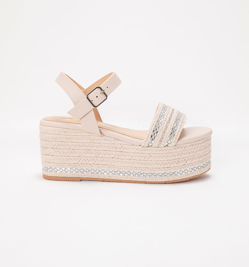 Sandalia planaforma con capellada  hotfi