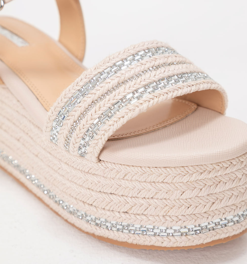 Sandalia planaforma con capellada  hotfi