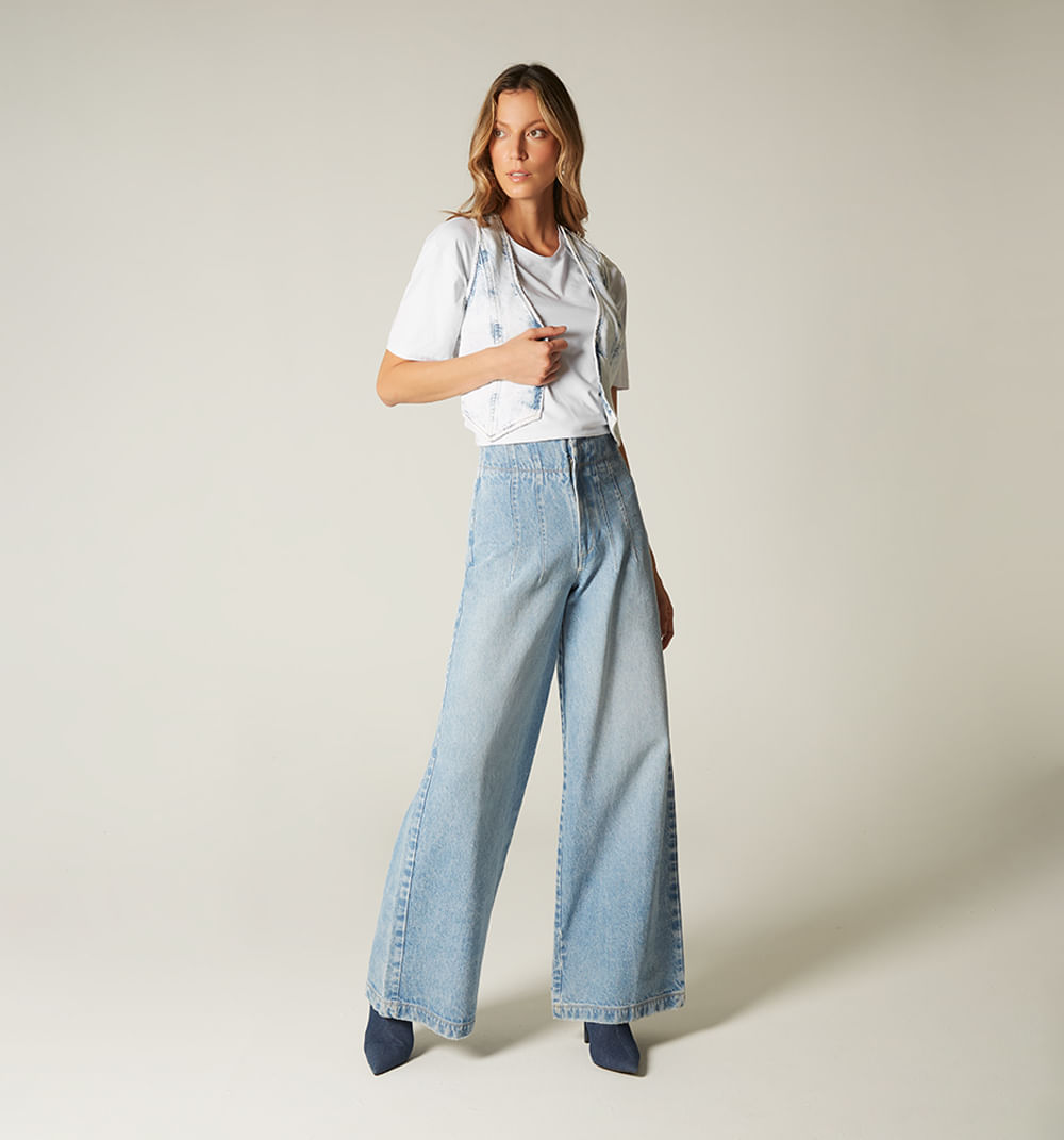 Chaleco en denim,