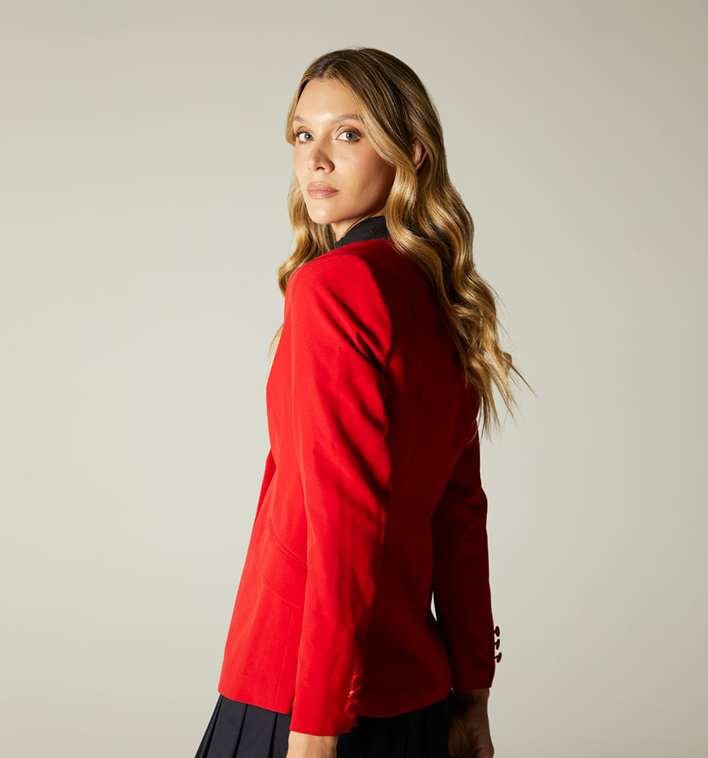Blazer sin solapa basico