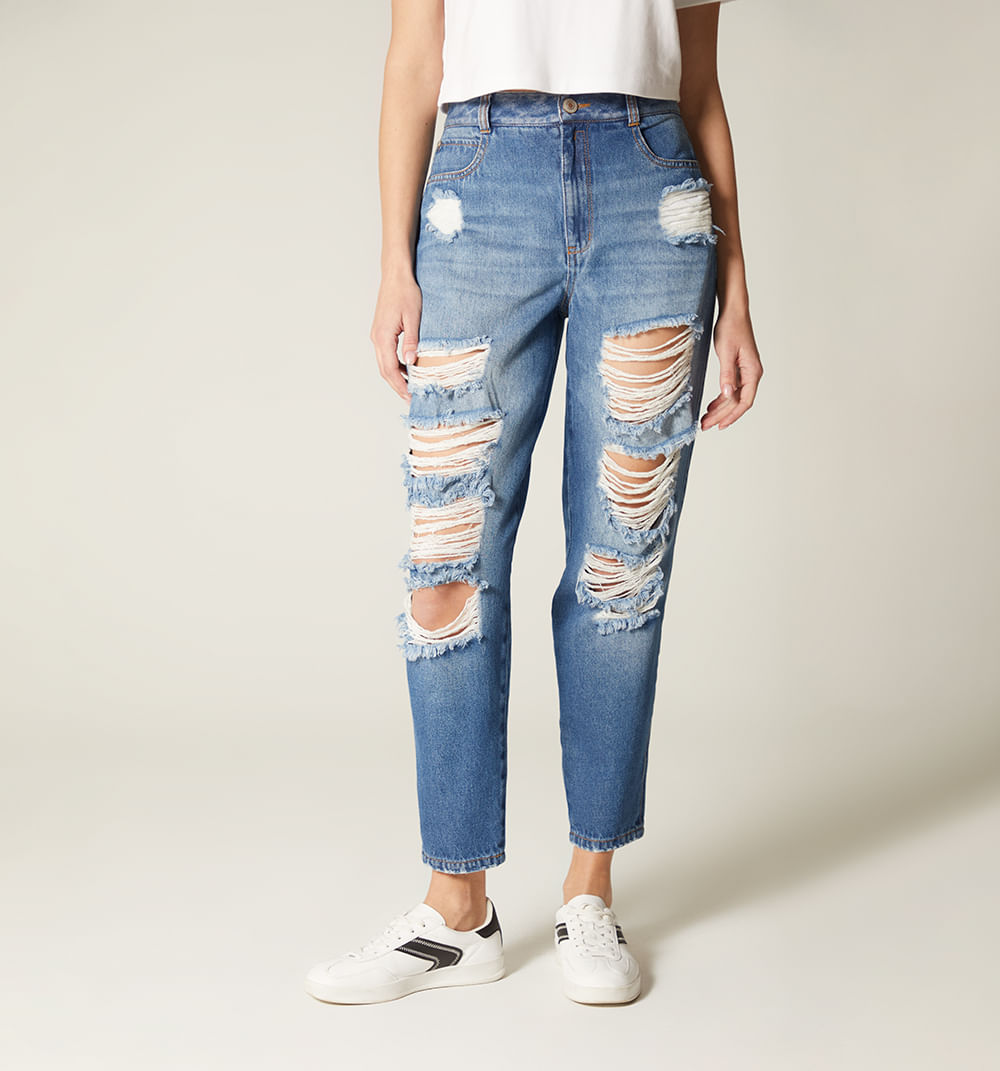 Jean girlfriend basico kendall tiro alto