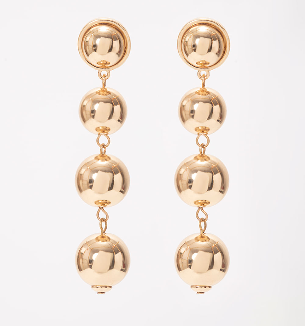 Aretes maxi perlas largos
