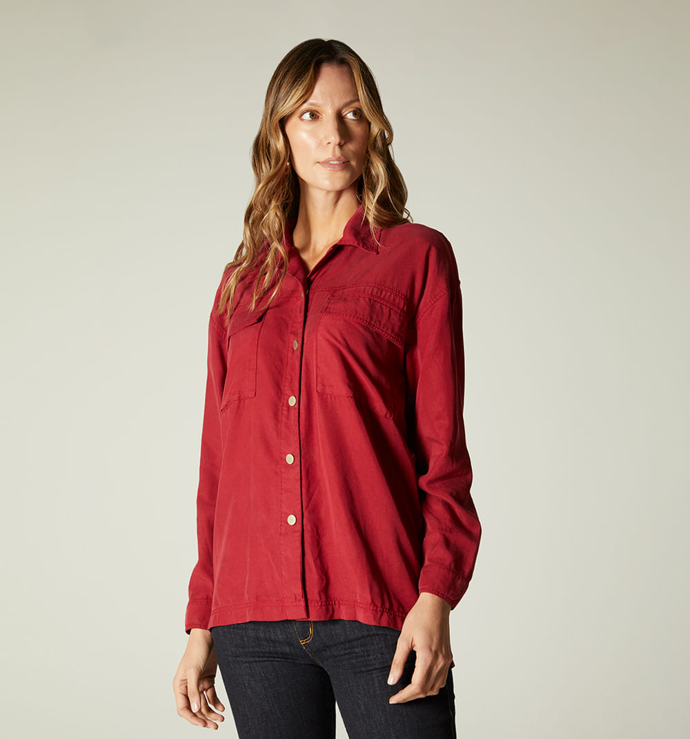 Bluson camisero, bolsillos utilutarios,