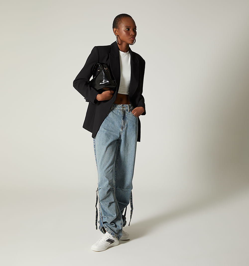 Outfit Blusa Negra Outfit Con PantalÃ³n De Mezclilla Outfit Casual