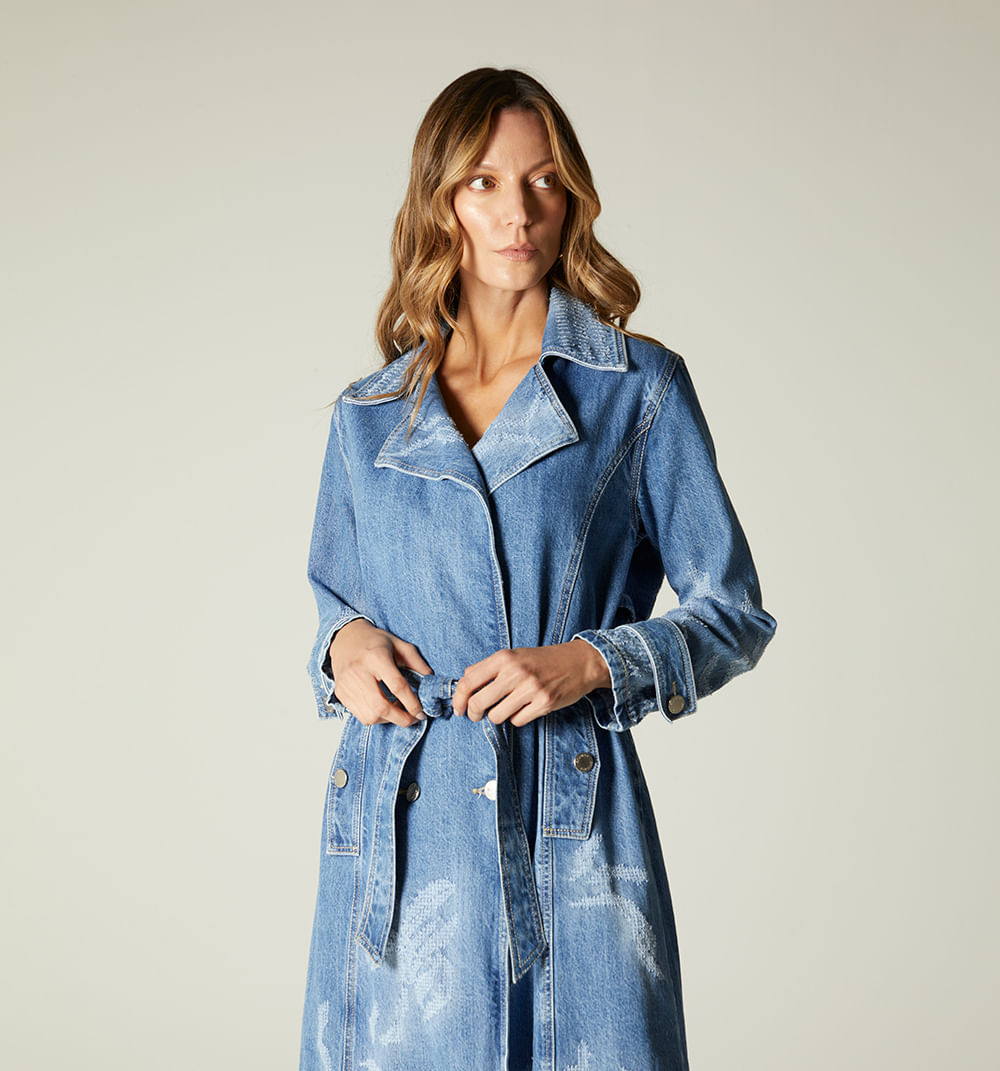 Gaban denim desagujado