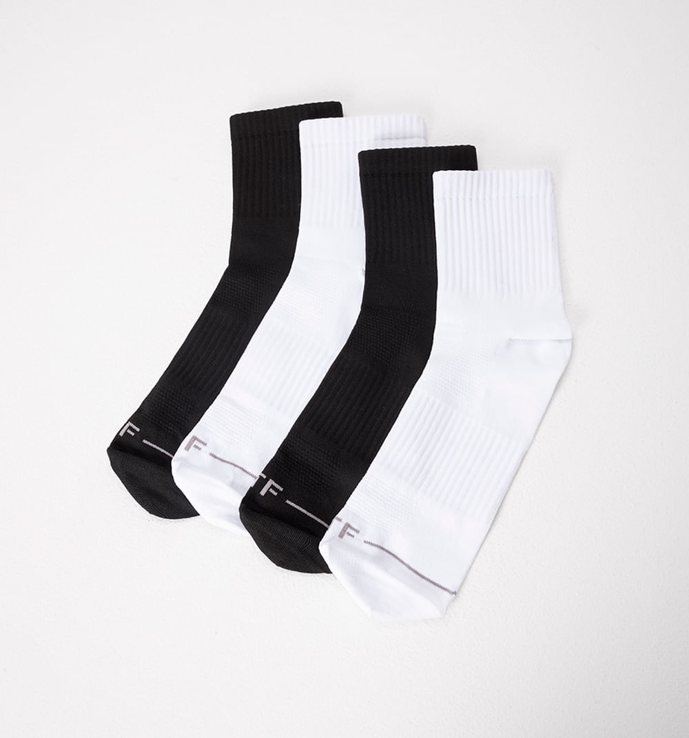 Duo pack medias para hombre caña media