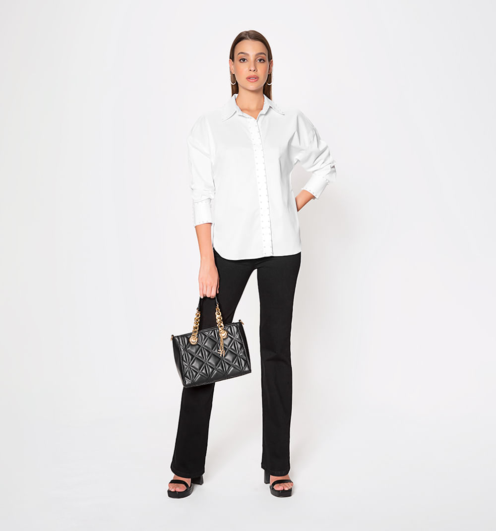 Camisera con perlas