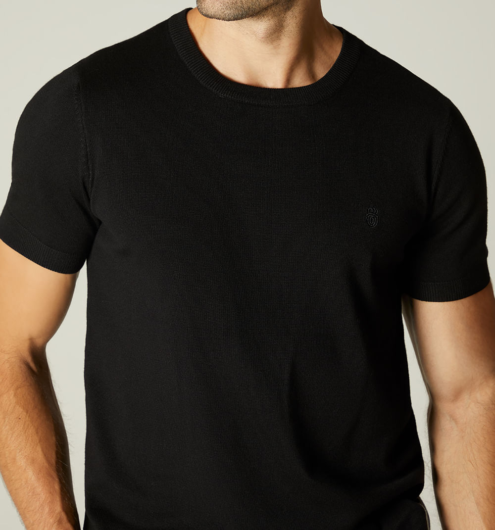 Camiseta cuello neru con ziper
