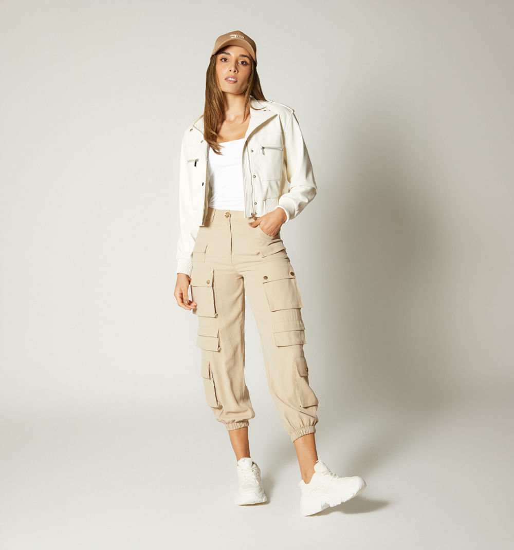 Chaqueta bomber bolsillos