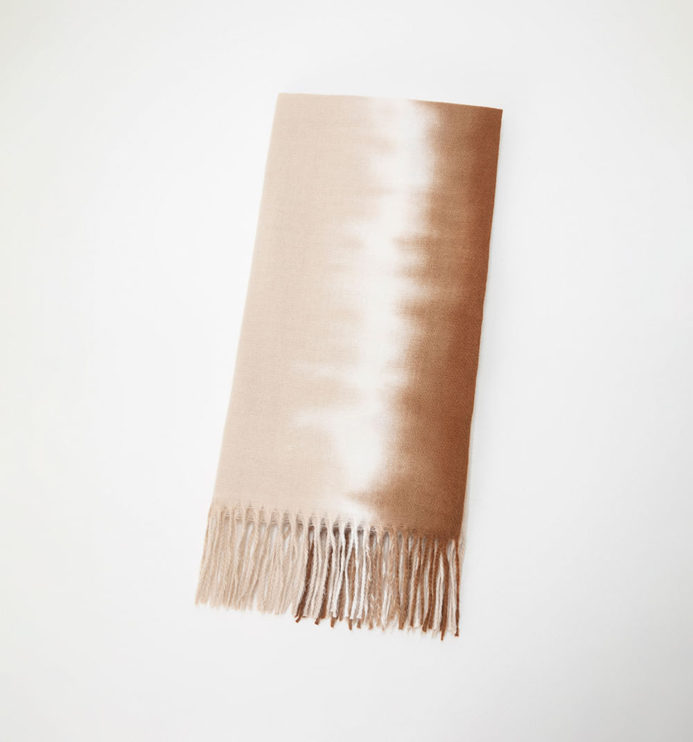 Pashmina tye dye con flecos