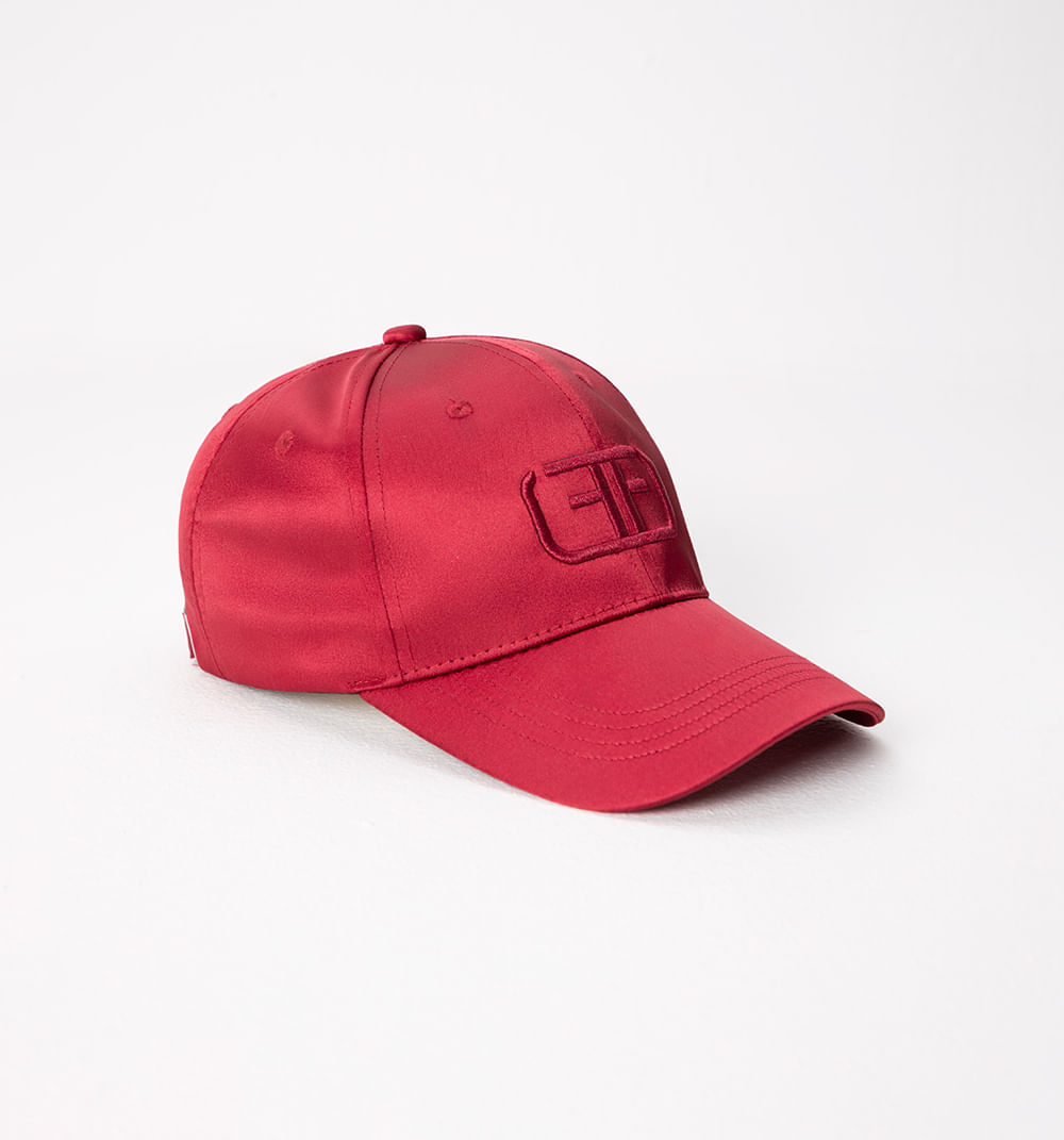 Gorra Satin Logo Bordado