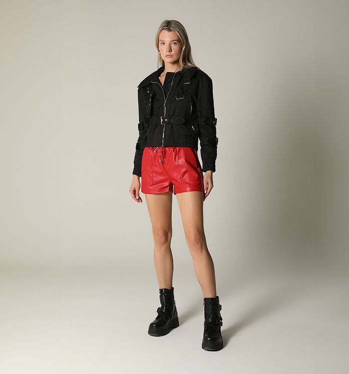 Short tiro alto paper bag