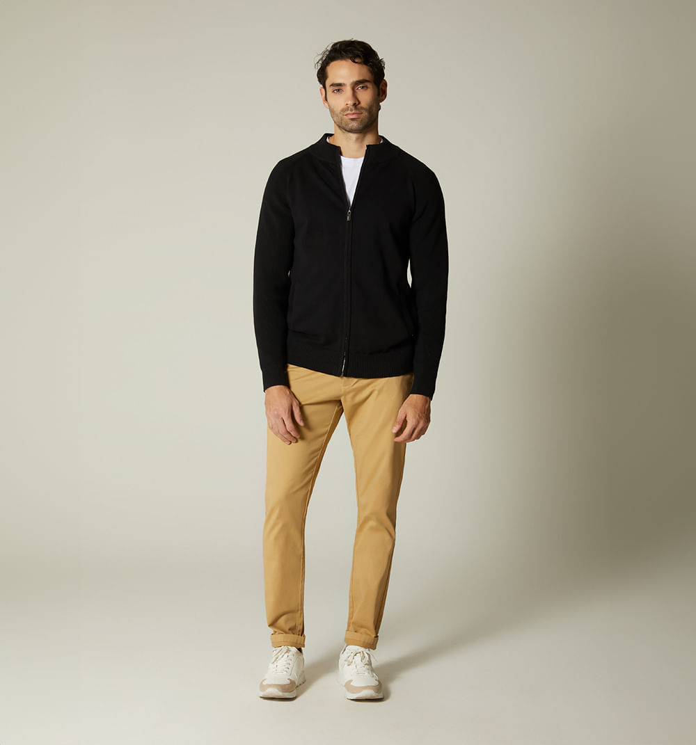 Cardigan zipper