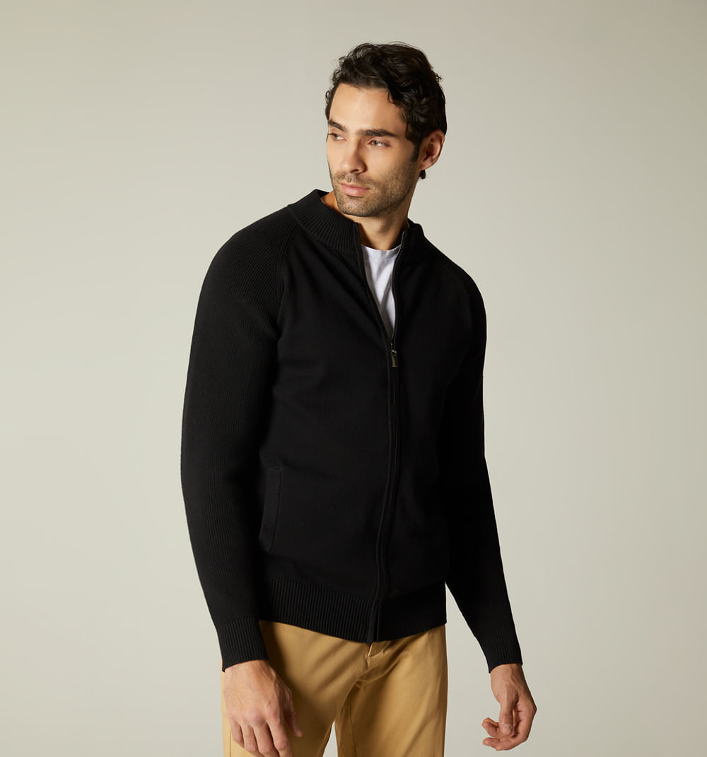 Cardigan zipper