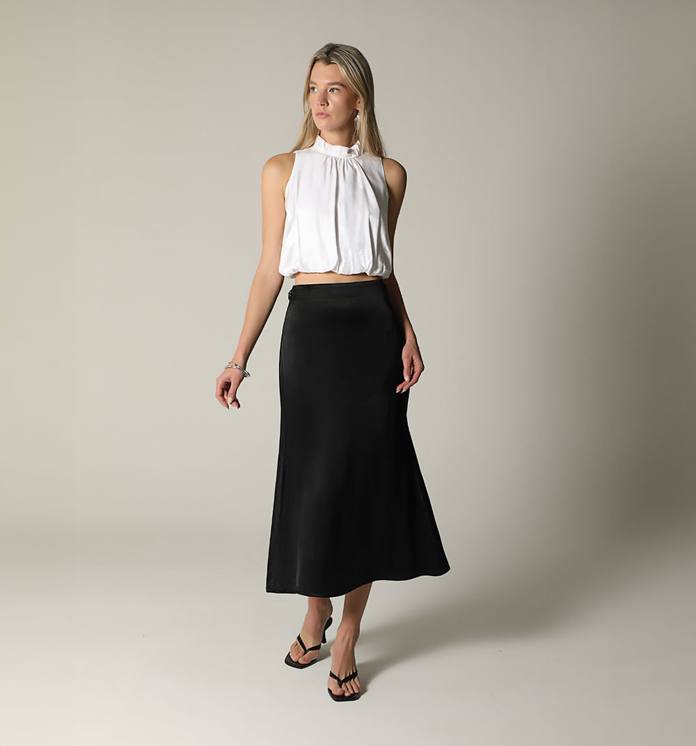 Blusa sisa crop cuerpo globo