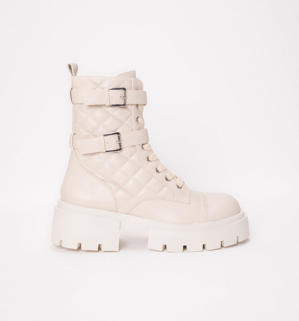 Botin acolchado con hebillas