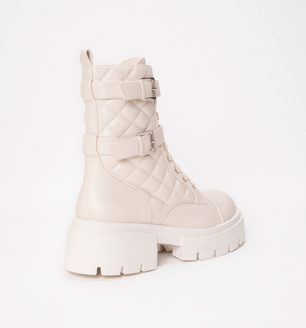 Botin acolchado con hebillas