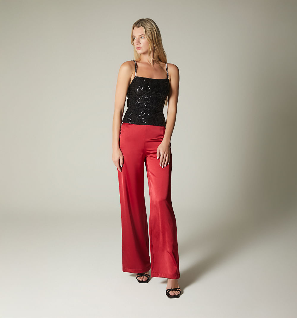 Blusa de tiras con amarre